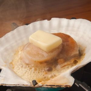 ホタテのバター醤油焼き
